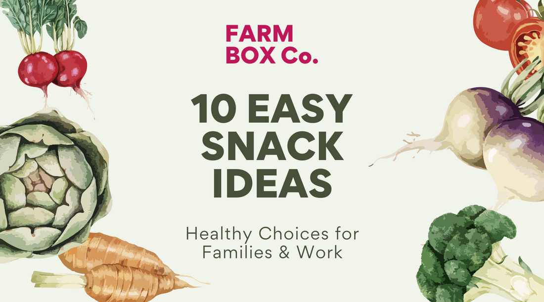10 Easy Snack Ideas for Busy Families: School, Home, and Office