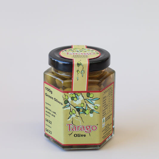 Tarago Olives Green Pickled 100g Jar