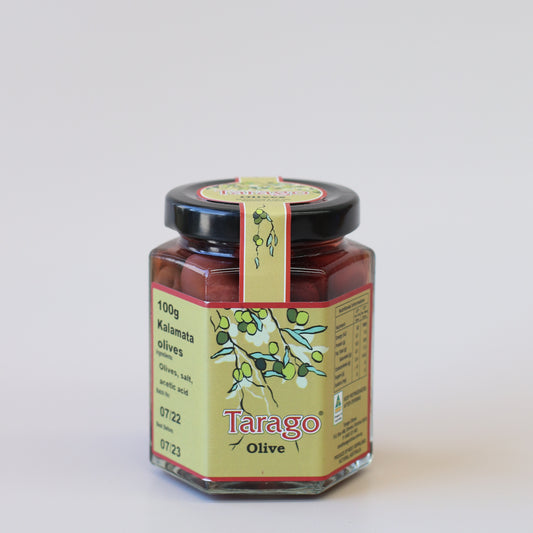 Tarago Olives Kalamata Pickled 100g Jar