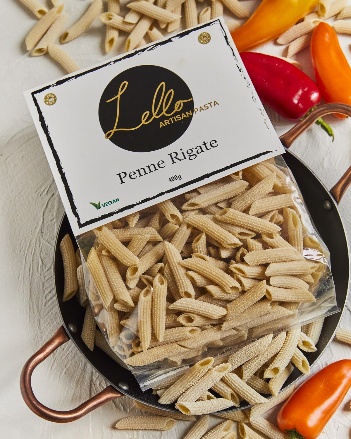 Lello Penne Rigate Dried Pasta 400g