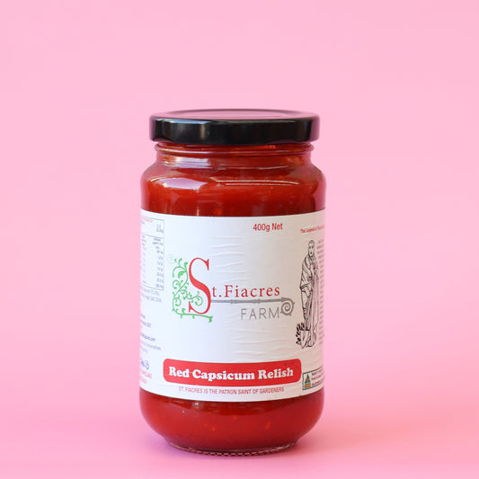 St. Fiacres Farm Red Capsicum Relish 400g