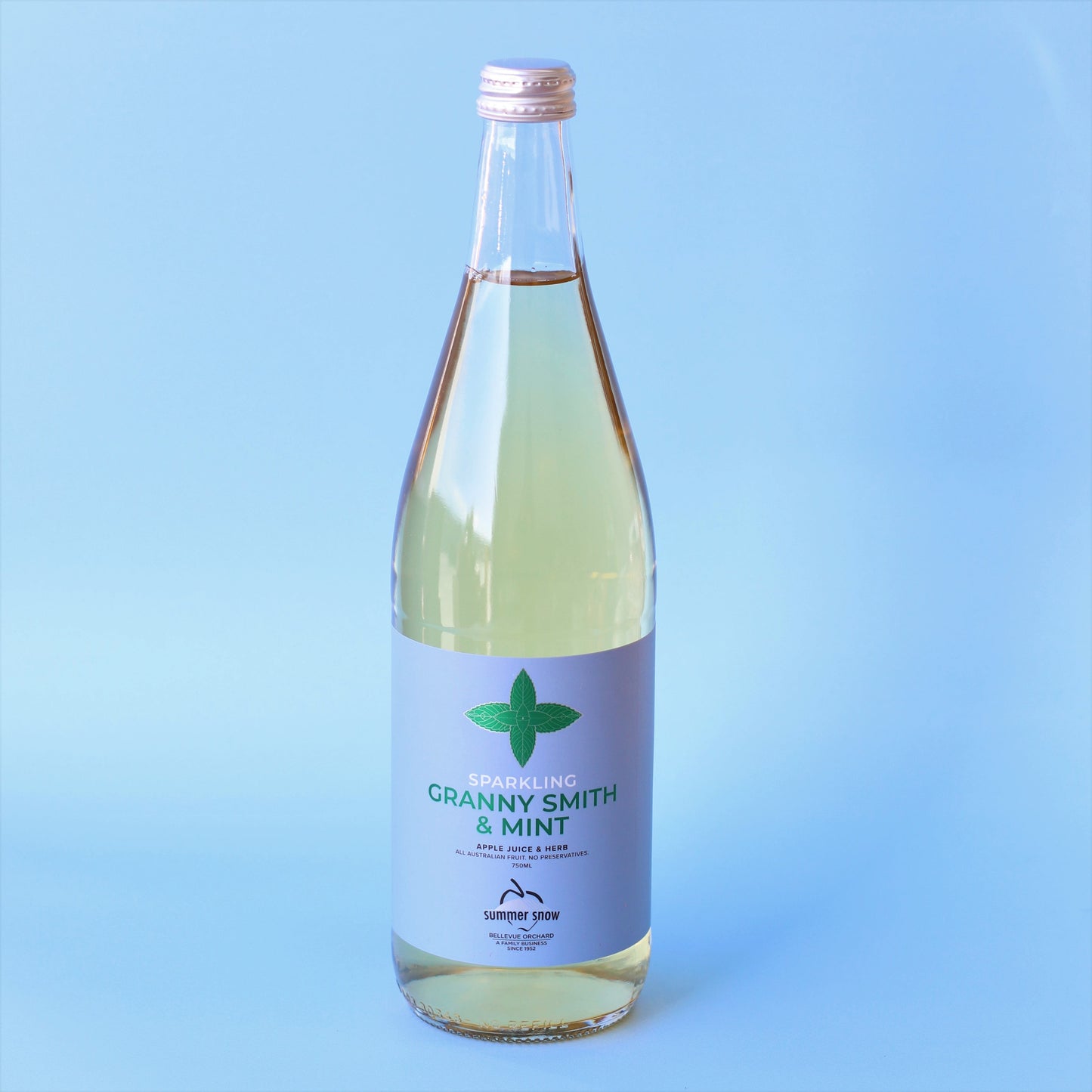 Summer Snow Granny Smith & Mint Sparkling Juice 750ml