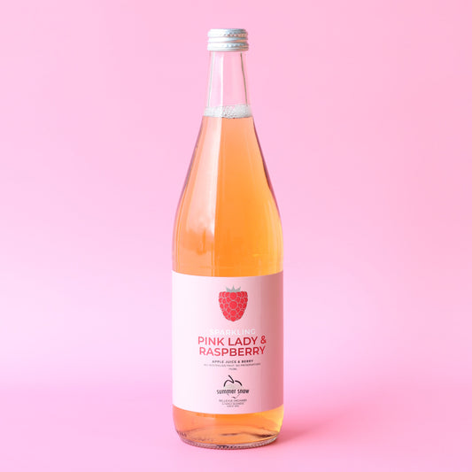Summer Snow Pink Lady & Raspberry Sparkling Juice 750ml